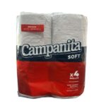 PAPEL HIGIENICO CAMPANITA SOFT 4 X 30
