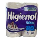 PAPEL HIGIENICO HIGIENOL MAX X 80 MTS